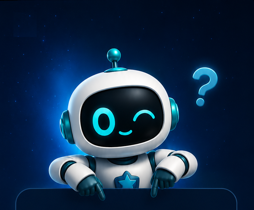 Robo Mentor pokazuje prema unosu ID-a